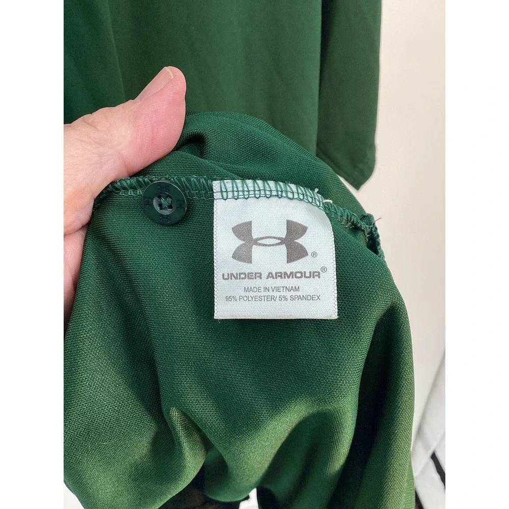 Mens Under Armour Marshall University Football short sleeved performance polo XL